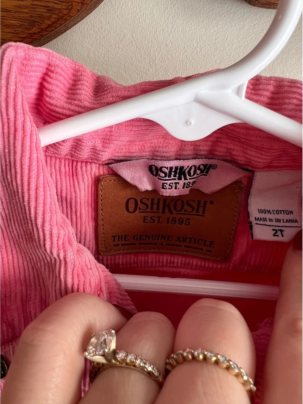 y2k oshkosh cord jacket